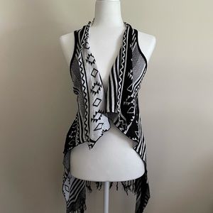 Black/White Cardigan